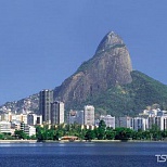 Вид на город в Бразилии
